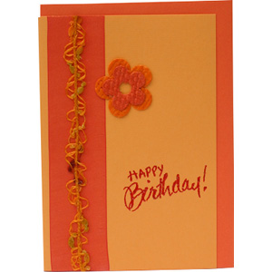 Happy Birthday orange