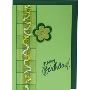 Happy Birthday grün