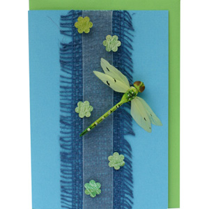 Libelle blau